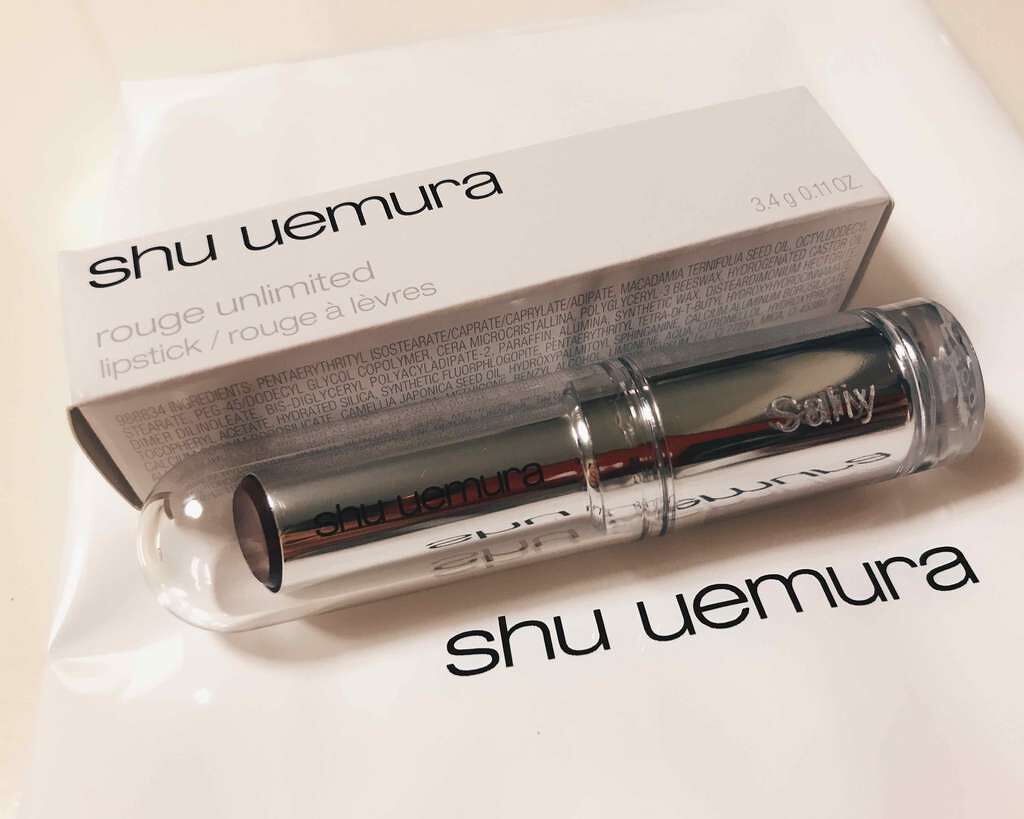 ルージュ アンリミテッド/shu uemura/口紅を使ったクチコミ(1枚目)