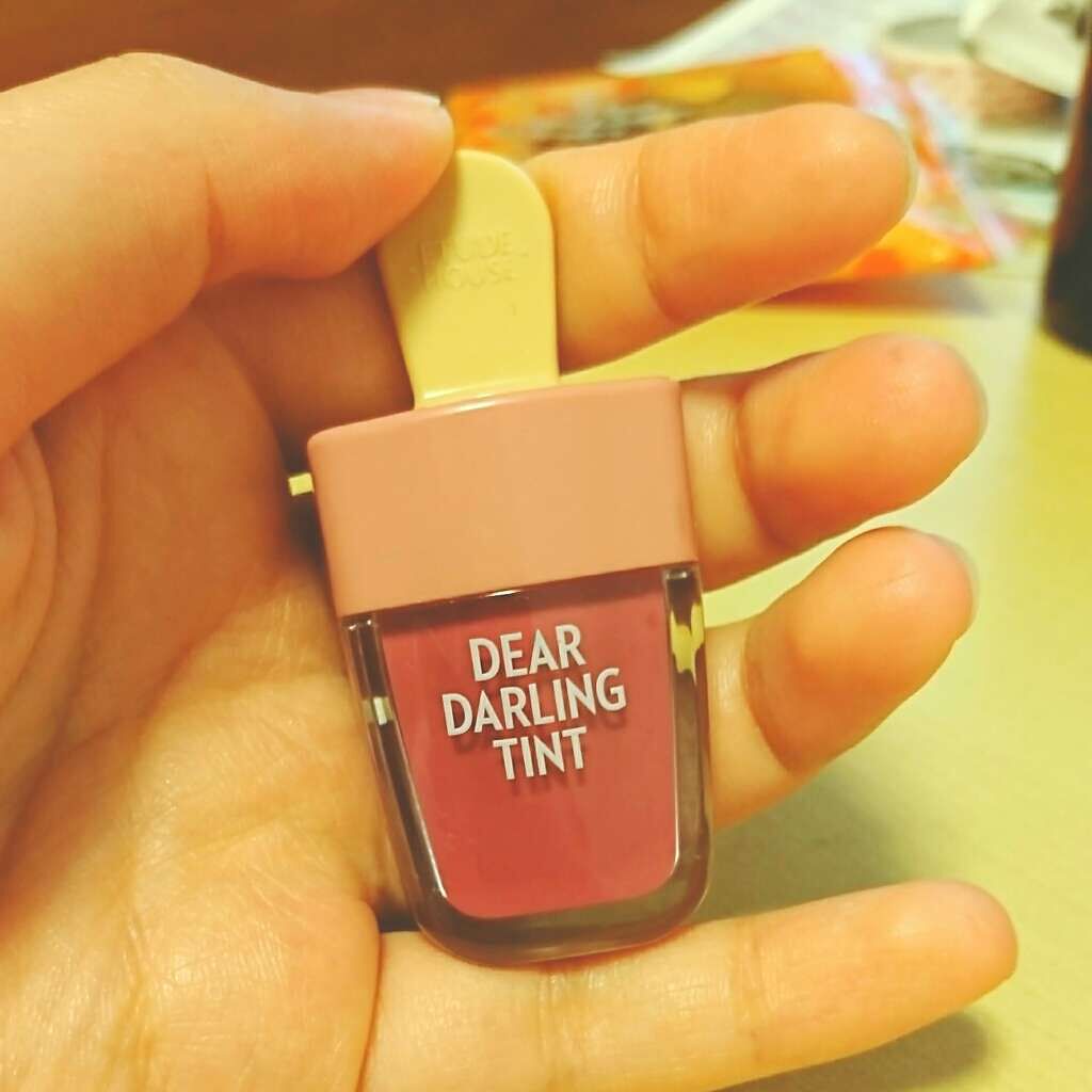 ディアダーリン ウォータージェルティント (アイスティント)/ETUDE/口紅を使ったクチコミ(1枚目)