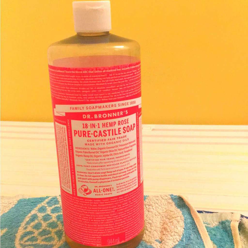 マジックソープ ローズ/ドクターブロナー/ボディソープを使ったクチコミ（1枚目）