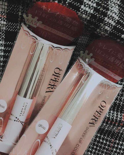 オペラ シアーリップカラー RN/OPERA/リップグロスを使ったクチコミ(1枚目)