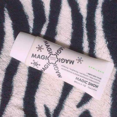 MAGIC SNOW CREAM/APRILSKIN/フェイスクリームを使ったクチコミ（1枚目）