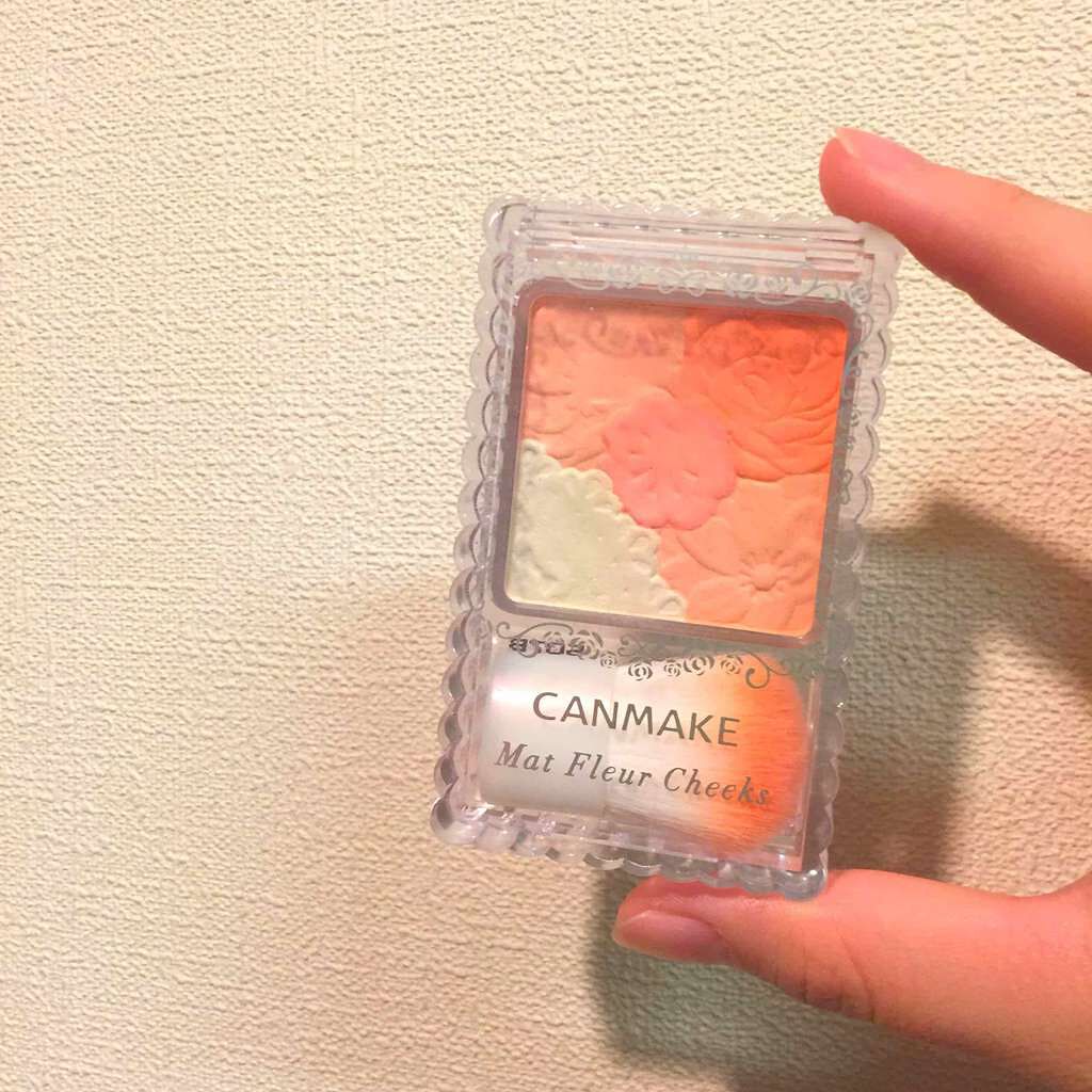 マットフルールチークス/キャンメイク/パウダーチークを使ったクチコミ(1枚目)