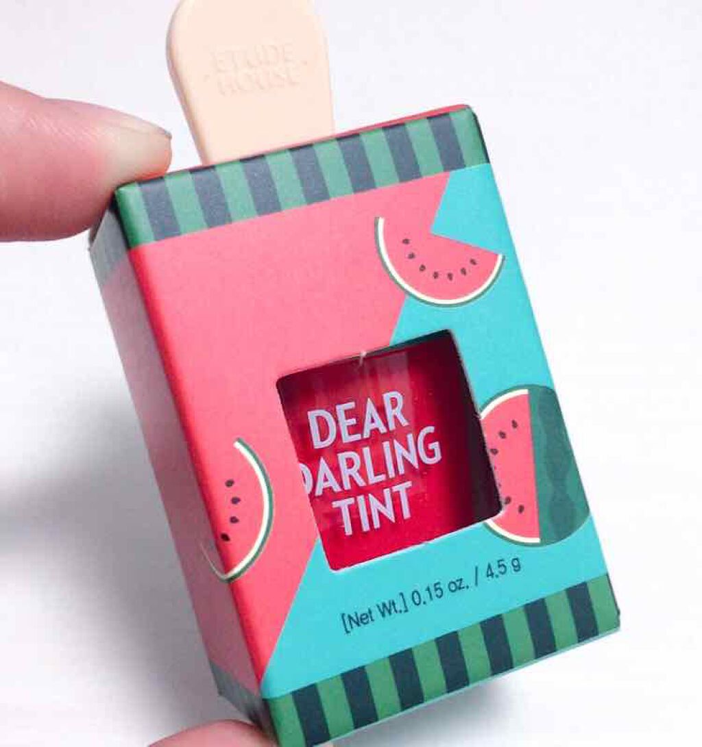 ディアダーリン ウォータージェルティント (アイスティント)/ETUDE/口紅を使ったクチコミ(1枚目)