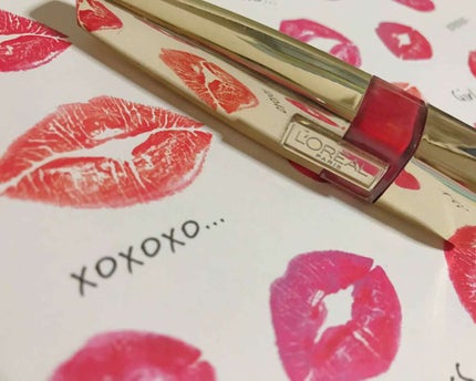 シャインカレス/ロレアル パリ/口紅を使ったクチコミ(1枚目)