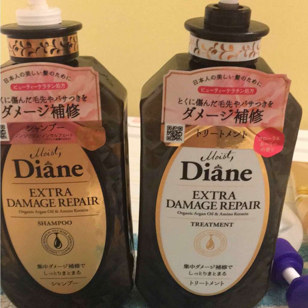 パーフェクトビューティ モイストダイアン エクストラダメージリペア シャンプー/トリートメント/ダイアン/市販シャンプーを使ったクチコミ(1枚目)