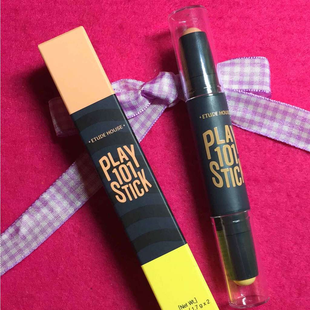プレイ101スティック カラーコントゥアーデュオ/ETUDE/スティックコンシーラーを使ったクチコミ(1枚目)