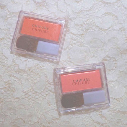 チーク カラー(ブラシ付)/ちふれ/パウダーチークを使ったクチコミ(1枚目)