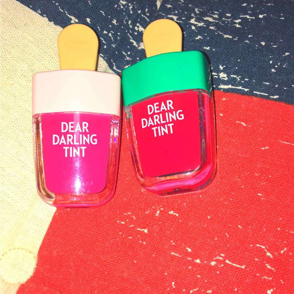 ディアダーリン ウォータージェルティント (アイスティント)/ETUDE/口紅を使ったクチコミ(1枚目)