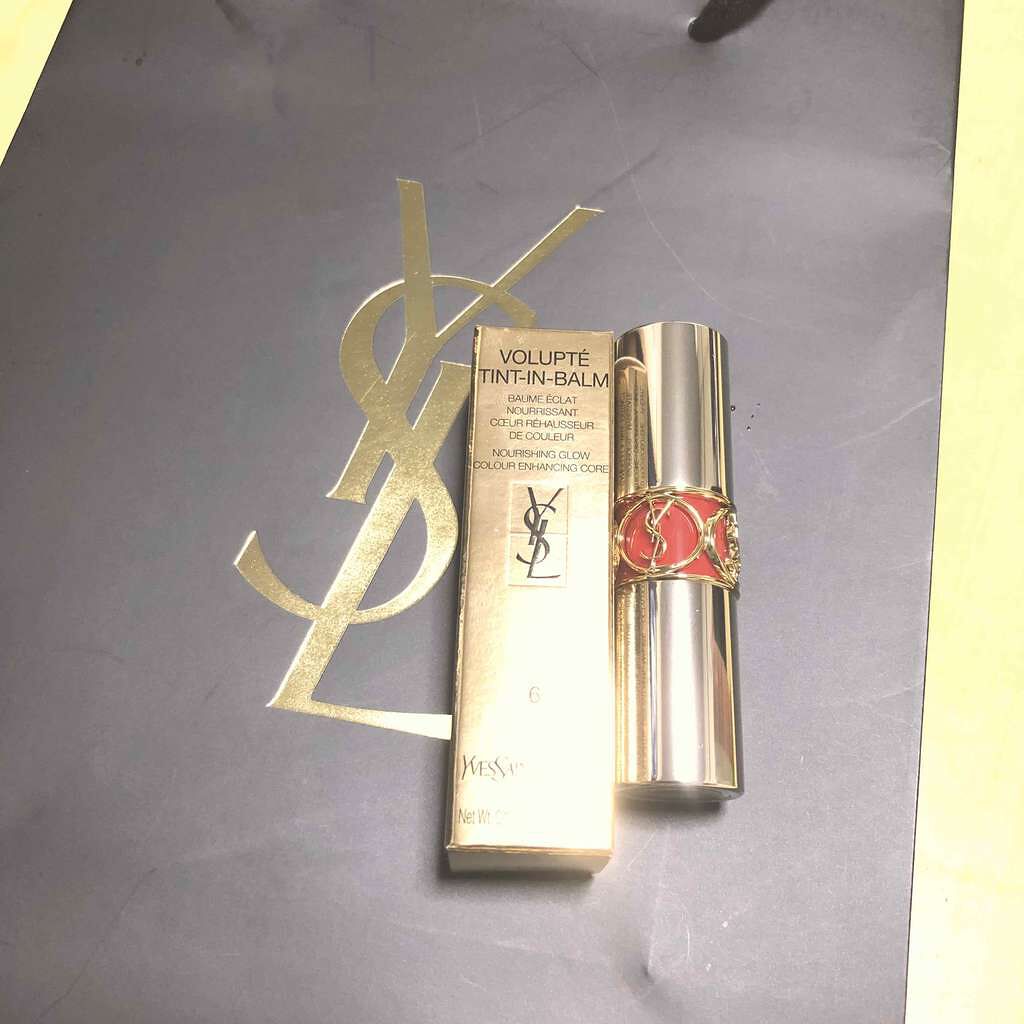 ヴォリュプテ ティントインバーム/YVES SAINT LAURENT BEAUTE/口紅を使ったクチコミ(1枚目)