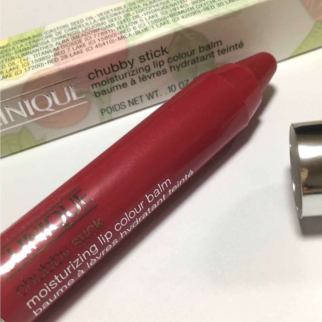チャビー スティック モイスチャライジング リップ カラー バーム/CLINIQUE/口紅を使ったクチコミ(1枚目)