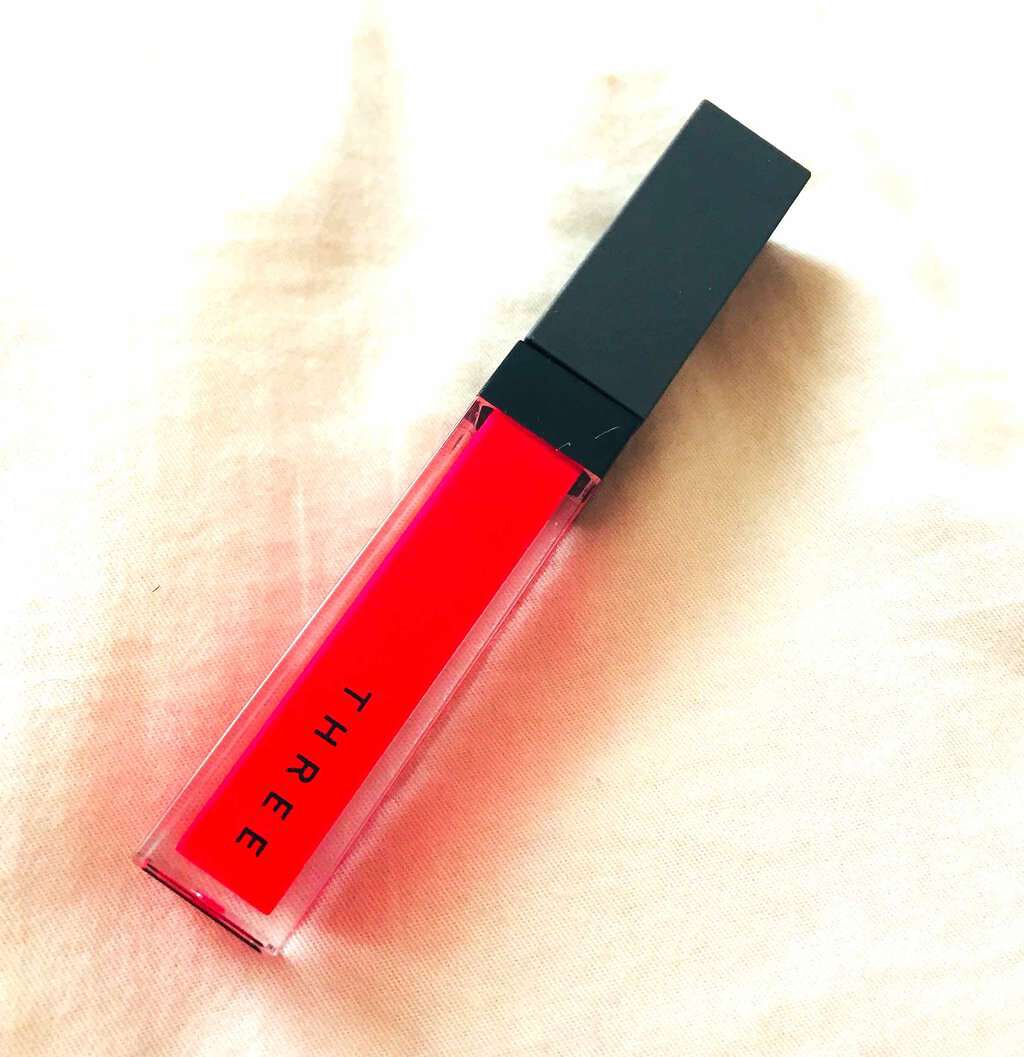 シマリング リップジャム 17 STOLEN KISS/THREE/リップグロスを使ったクチコミ（1枚目）