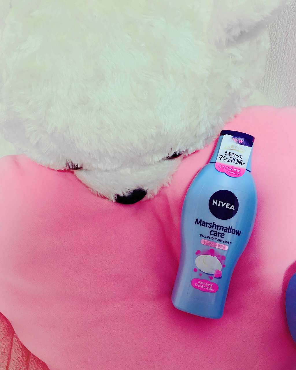 マシュマロケアボディミルク シルキーフラワーの香り/ニベア/ボディミルクを使ったクチコミ(1枚目)
