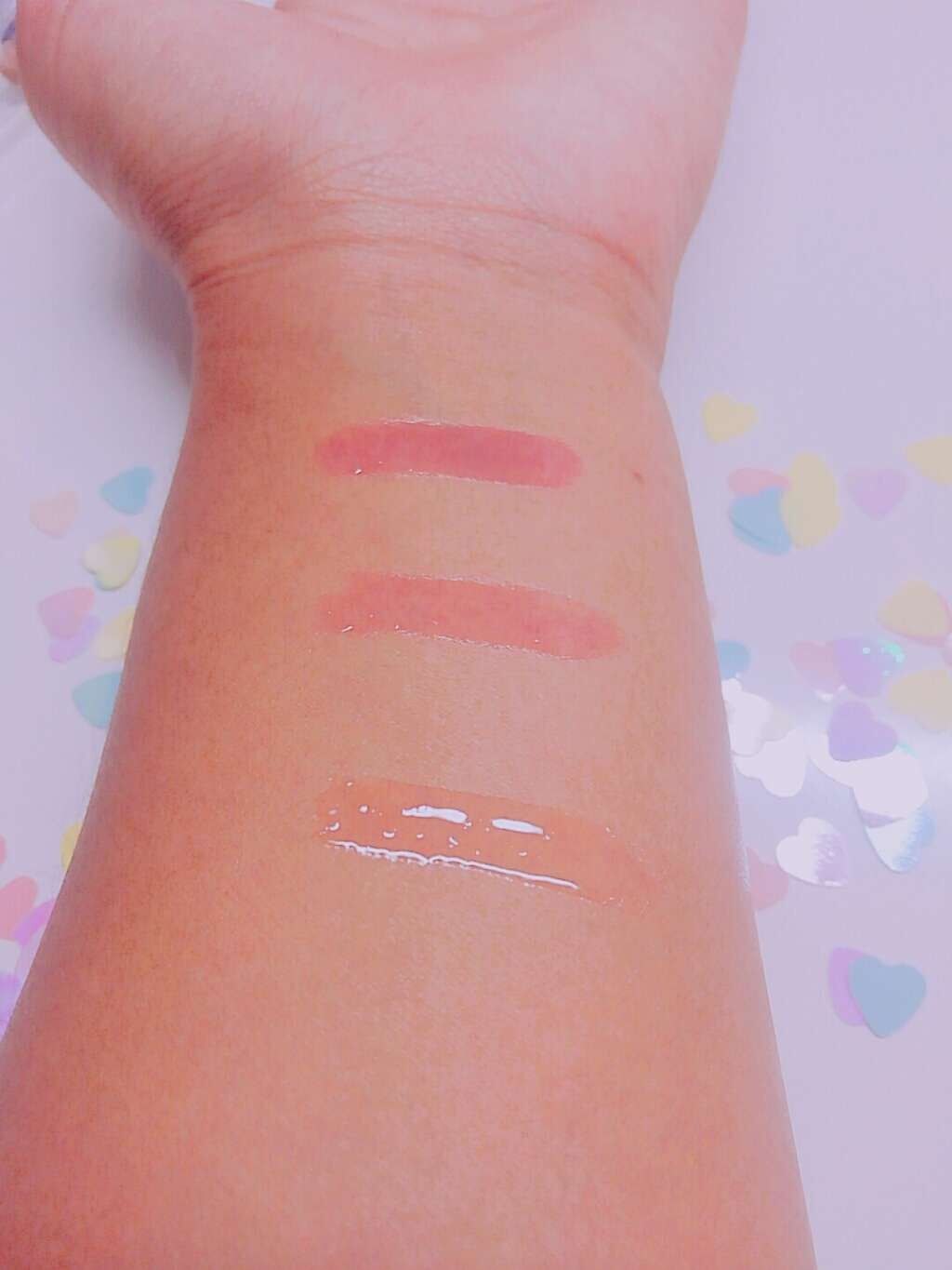 ローズ エクスクルーシフ/BOURJOIS/リップグロスを使ったクチコミ（2枚目）