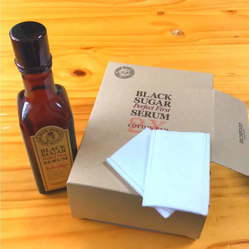 ブラックシュガー パーフェクトファーストセラム2X エッセンシャル(旧)/SKINFOOD/美容液を使ったクチコミ(1枚目)