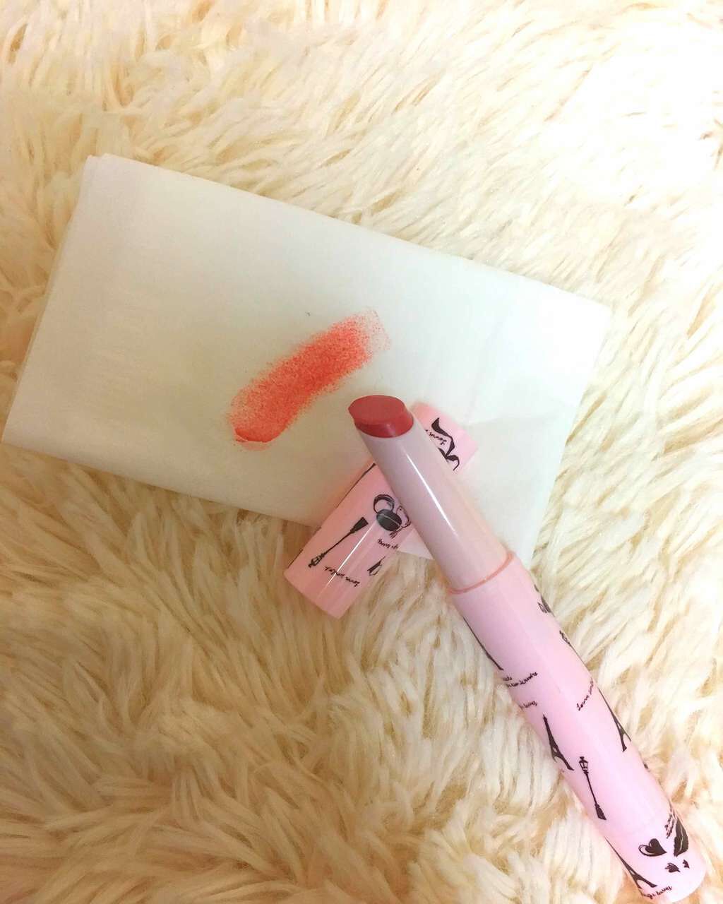 ワンストロークルージュ/Le・beran・mignon/口紅を使ったクチコミ(2枚目)