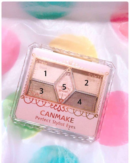 【旧品】パーフェクトスタイリストアイズ/キャンメイク/アイシャドウパレットを使ったクチコミ(1枚目)