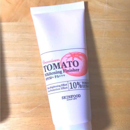 プレミアムトマト ブライトニング フィニッシャー/SKINFOOD/化粧下地を使ったクチコミ(1枚目)