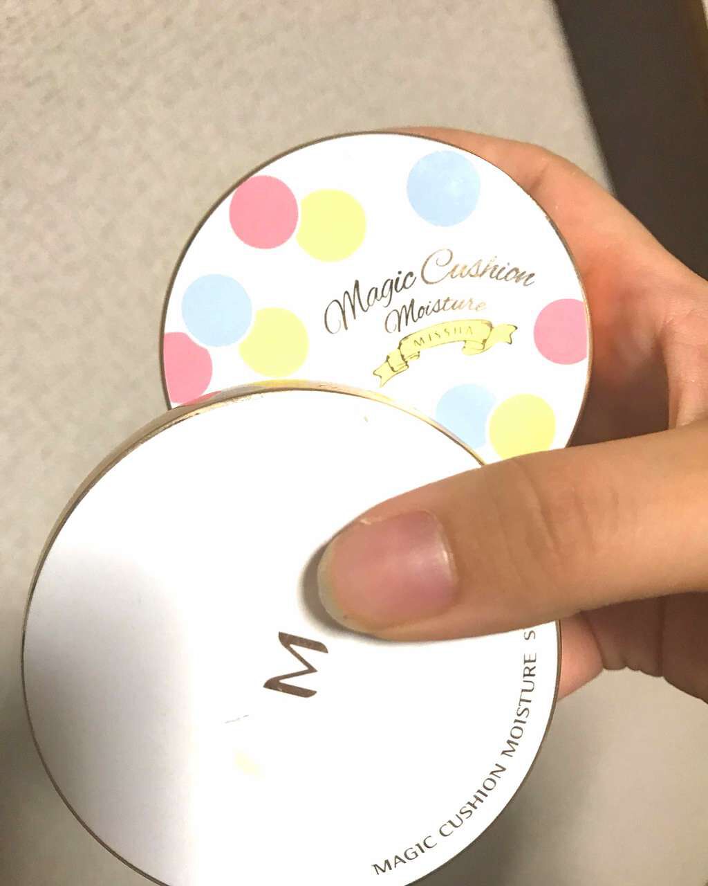 M クッション ファンデーション(モイスチャー)/MISSHA/クッションファンデーションを使ったクチコミ(1枚目)