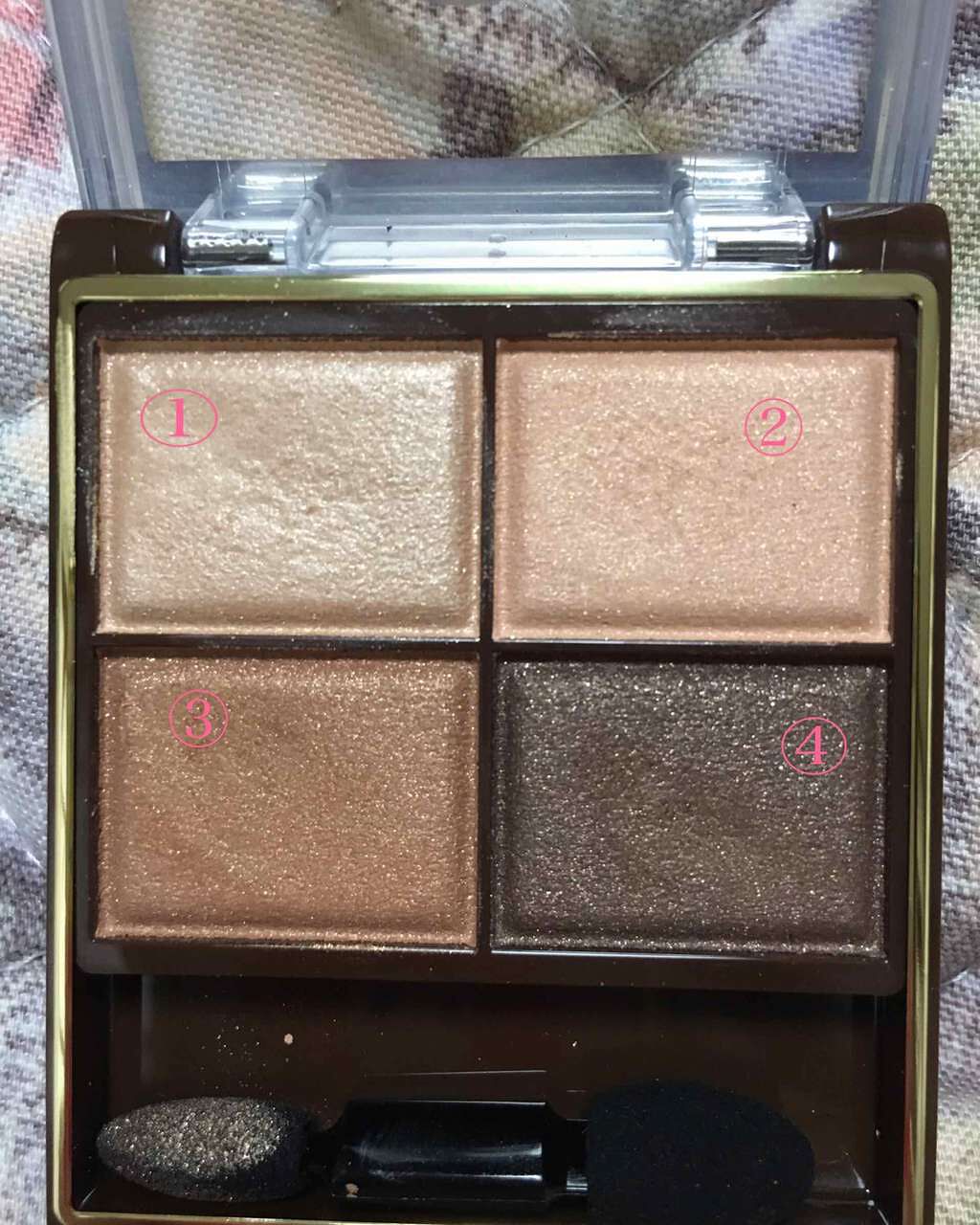 スキニーリッチシャドウ/excel/アイシャドウパレットを使ったクチコミ(3枚目)