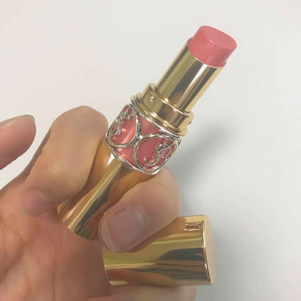 ルージュ ヴォリュプテ シャイン/YVES SAINT LAURENT BEAUTE/口紅を使ったクチコミ（1枚目）