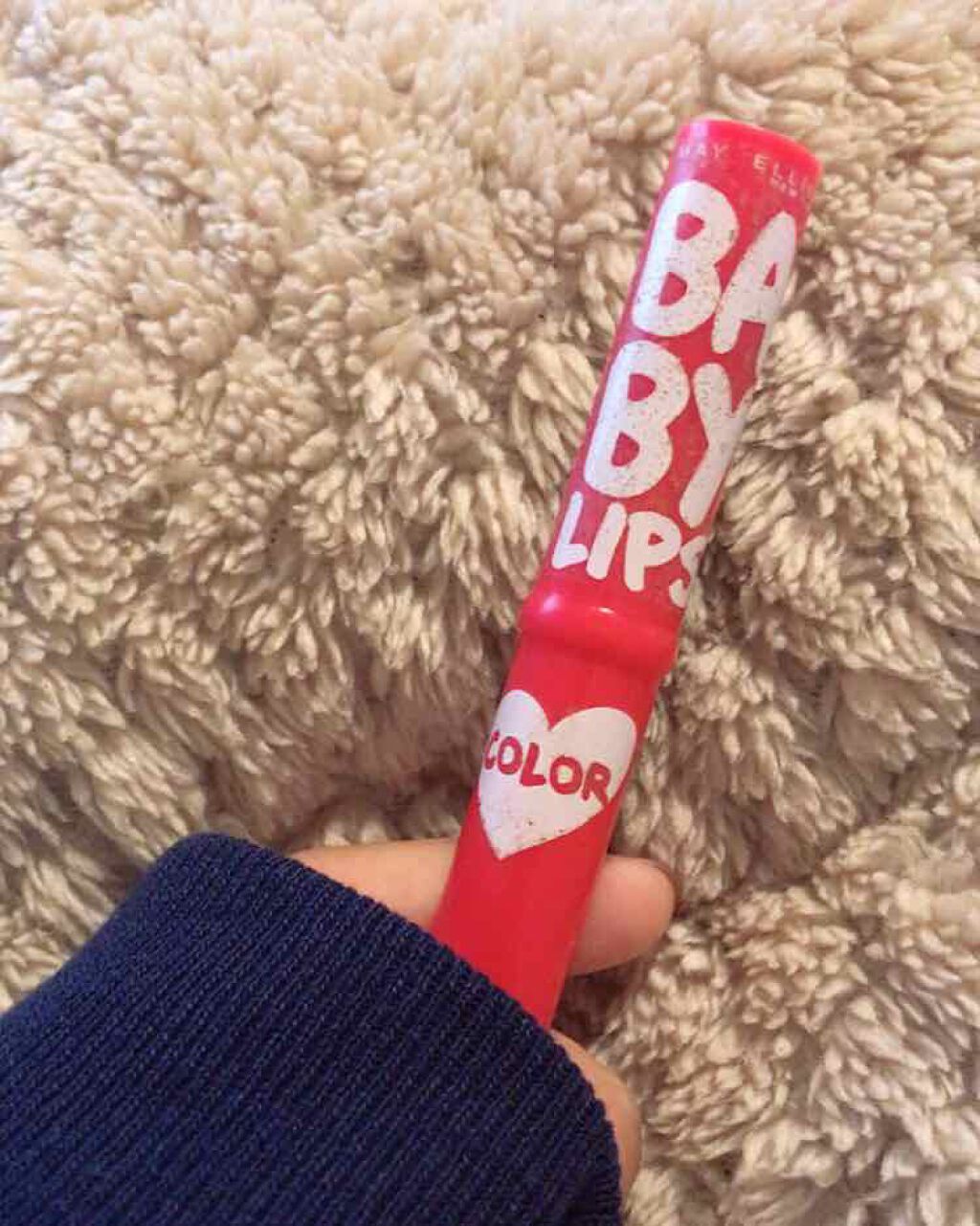 リップクリーム カラー BABY LIPS/MAYBELLINE NEW YORK/リップケアを使ったクチコミ(1枚目)