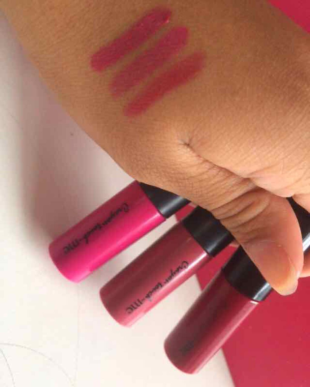 ベルベットリキッドルージュ/キャンドゥ/口紅を使ったクチコミ(1枚目)