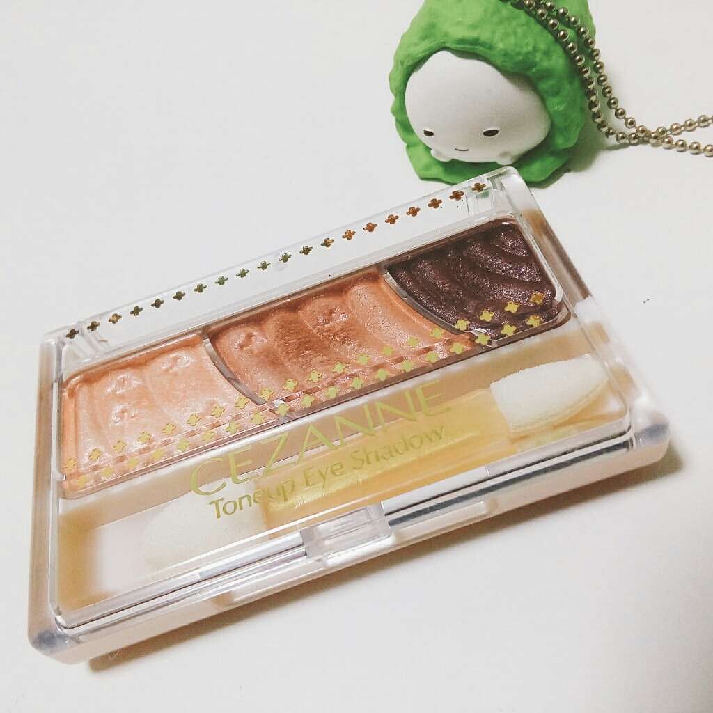 トーンアップアイシャドウ/CEZANNE/アイシャドウパレットを使ったクチコミ(1枚目)