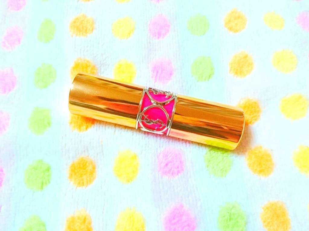 ルージュ ヴォリュプテ シャイン/YVES SAINT LAURENT BEAUTE/口紅を使ったクチコミ（2枚目）