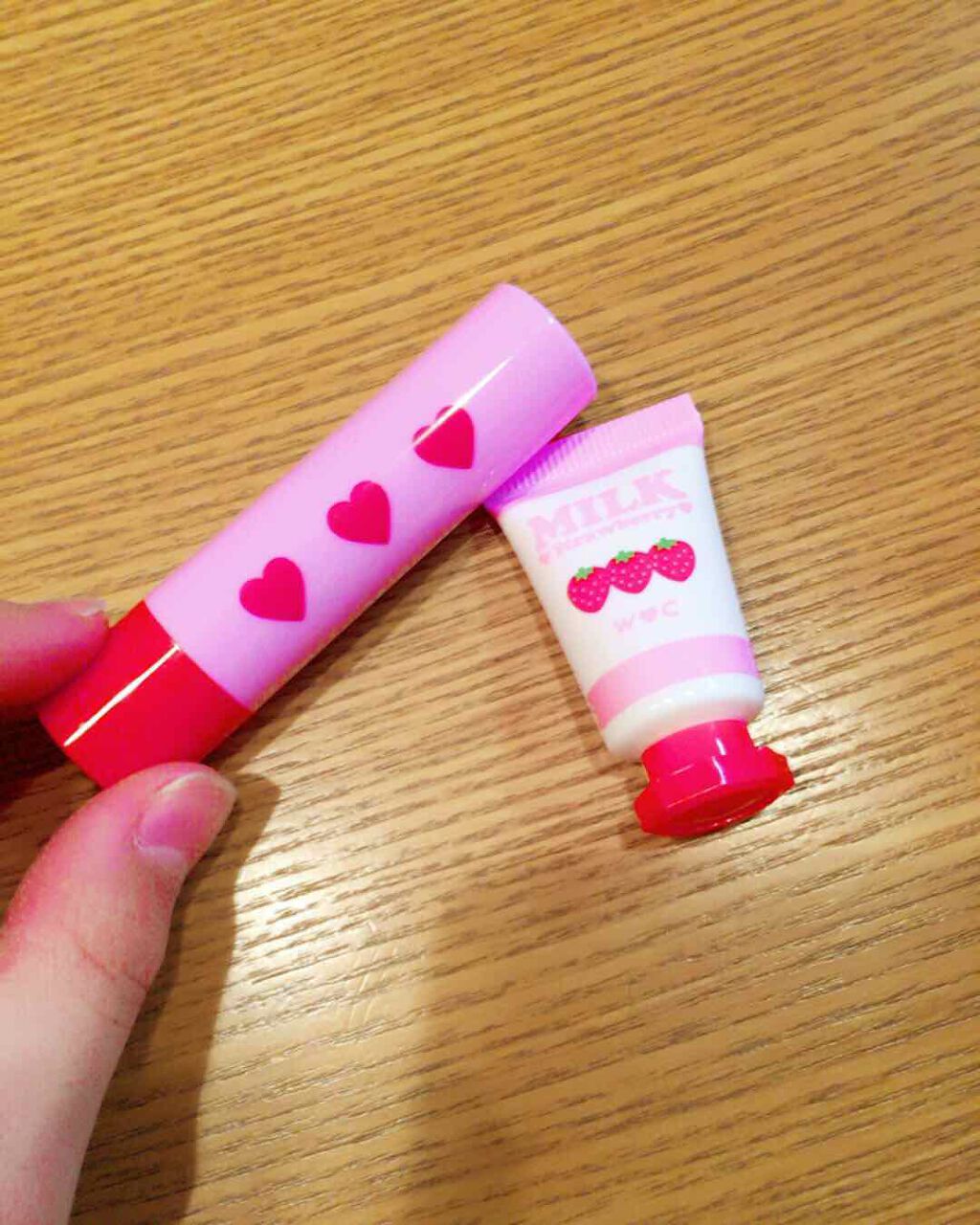 ほの on LIPS 「今月号のニコラの付録です💕てパケ買いしそうなくらい可愛いです❤..」(1枚目)