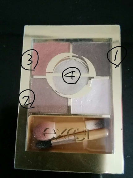 ファイブレイヤーズシャドウ N/excel/アイシャドウパレットを使ったクチコミ(1枚目)