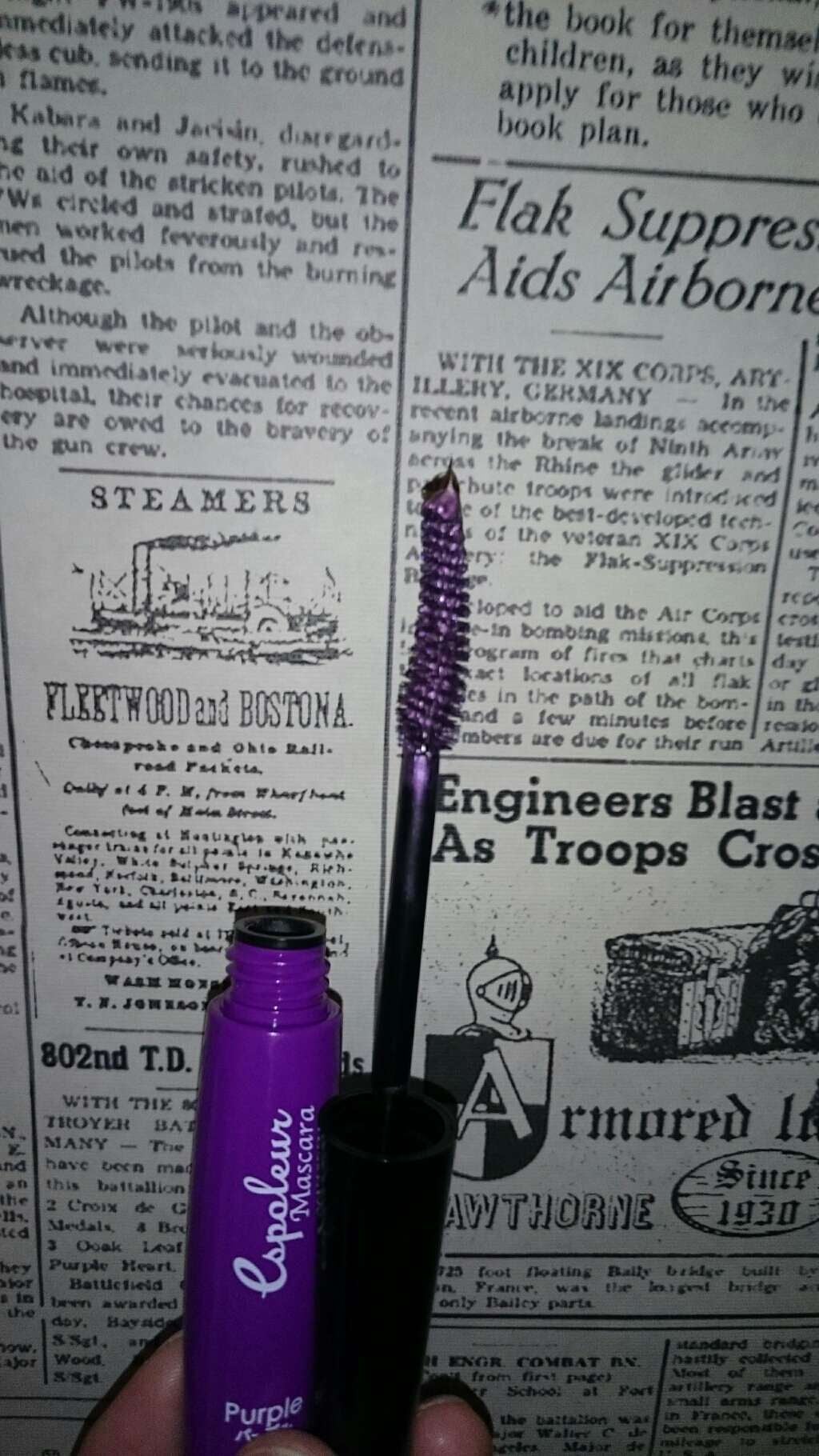 エスポルール カラーマスカラ/エスポルール/マスカラを使ったクチコミ(2枚目)