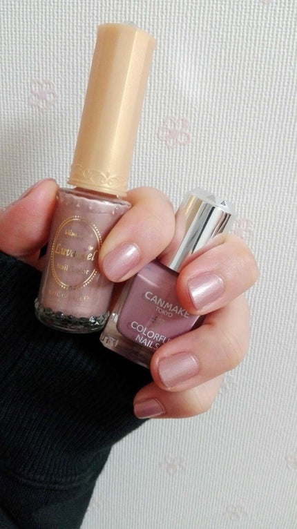 ウィンマックス ラブエンゼルネイルカラー/DAISO/マニキュアを使ったクチコミ(1枚目)