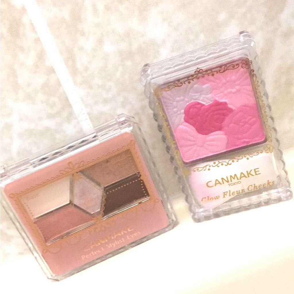 グロウフルールチークス/キャンメイク/パウダーチークを使ったクチコミ（1枚目）