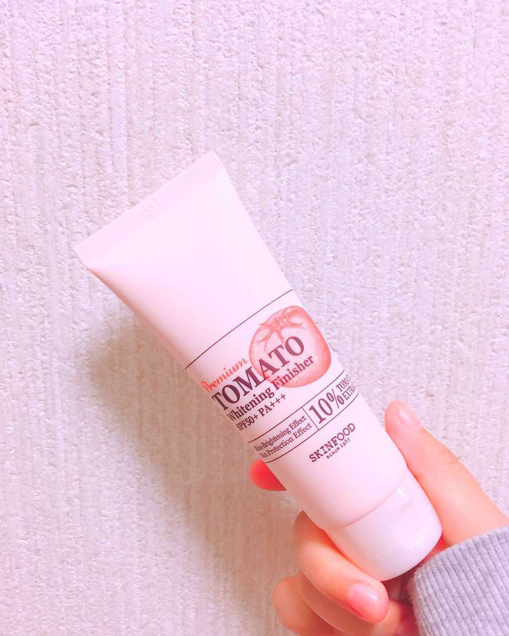 プレミアムトマト ブライトニング フィニッシャー/SKINFOOD/化粧下地を使ったクチコミ(1枚目)