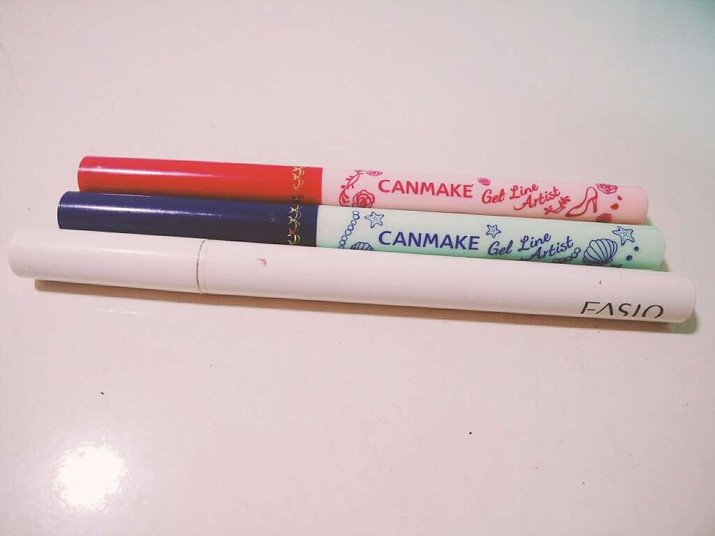 ジェルラインアーティスト/キャンメイク/ジェルアイライナーを使ったクチコミ(1枚目)