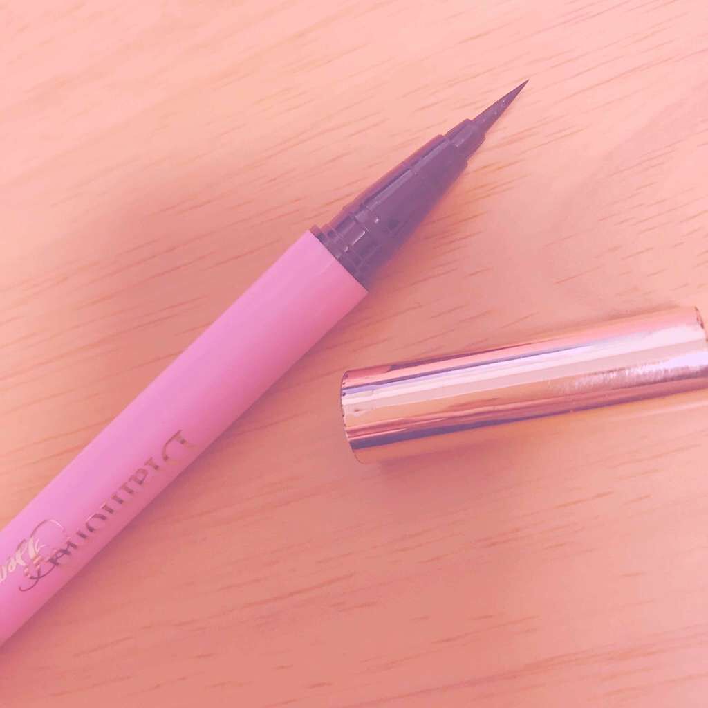 ダイヤモンドビューティー アイライナー/Diamond Beauty(ウェーブコーポレーション)/リキッドアイライナーを使ったクチコミ(2枚目)