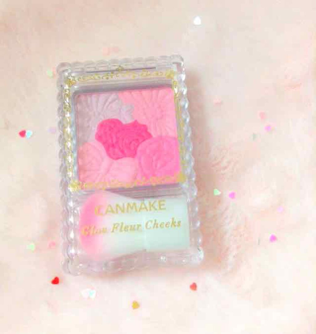 グロウフルールチークス/キャンメイク/パウダーチークを使ったクチコミ(1枚目)