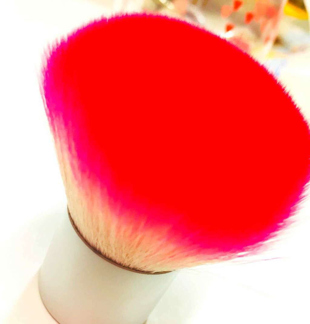 春姫 カブキフェイスブラシ/DAISO/メイクブラシを使ったクチコミ(1枚目)