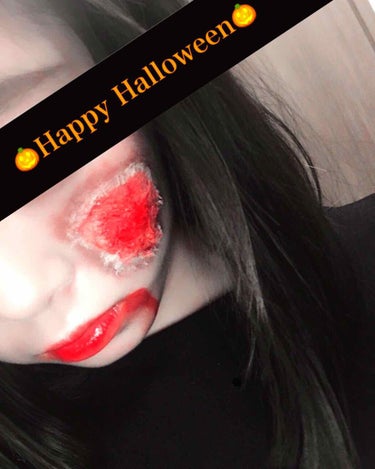 💗R i n o💗 on LIPS 「ハロウィン傷メイクハロウィンの傷メイクをしてみました🎃めちゃく..」（1枚目）