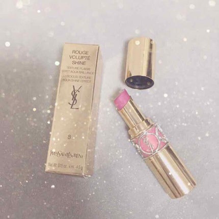 ルージュ ヴォリュプテ シャイン/YVES SAINT LAURENT BEAUTE/口紅を使ったクチコミ(1枚目)