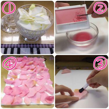 化粧水 ノンアルコールタイプ ちふれを使った口コミ Allダイソー Diy花びらチーク かか By あかり 10代後半 Lips