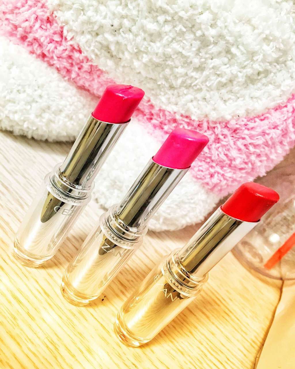 ラスティンググロスリップ/CEZANNE/口紅を使ったクチコミ(1枚目)