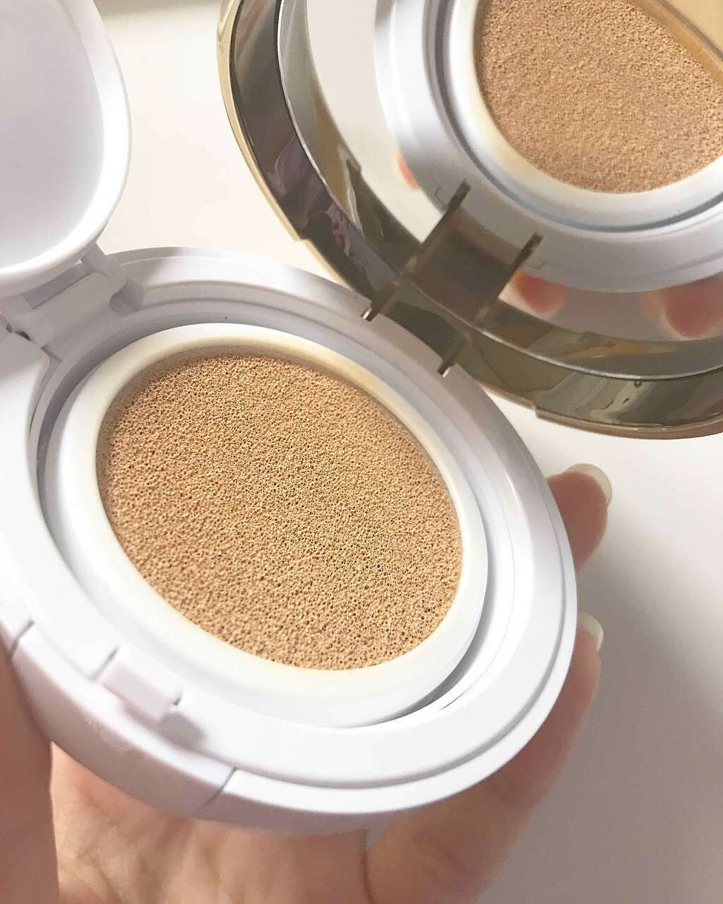 M クッション ファンデーション(モイスチャー)/MISSHA/クッションファンデーションを使ったクチコミ（2枚目）