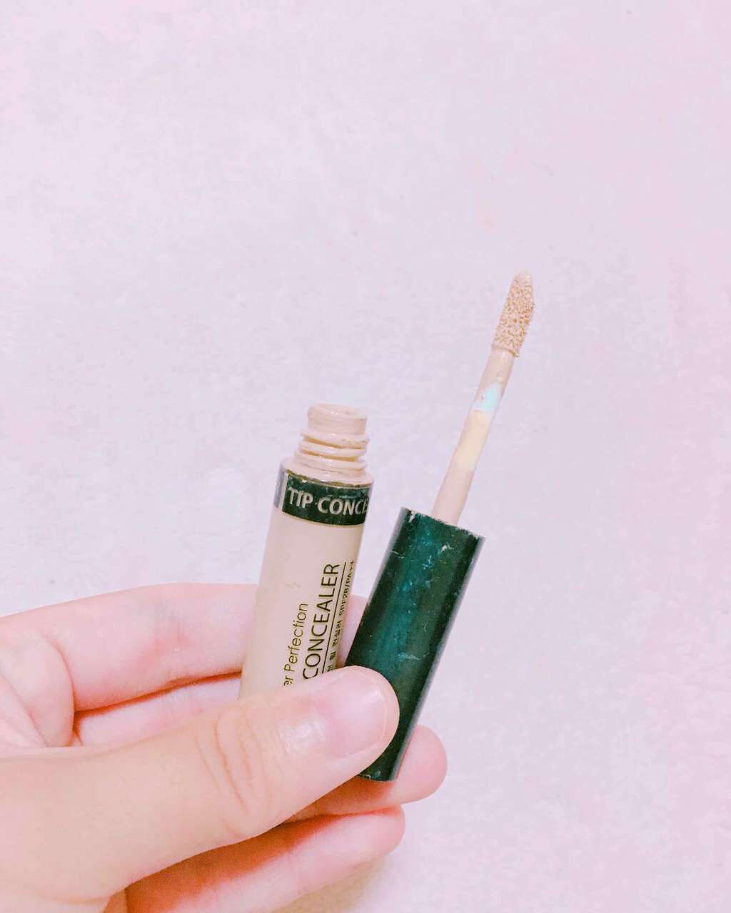 カバーパーフェクション チップコンシーラー/the SAEM/リキッドコンシーラーを使ったクチコミ(2枚目)