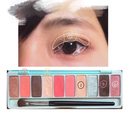 プレイカラー アイシャドウ アイスバン/ETUDE/アイシャドウパレットを使ったクチコミ(1枚目)