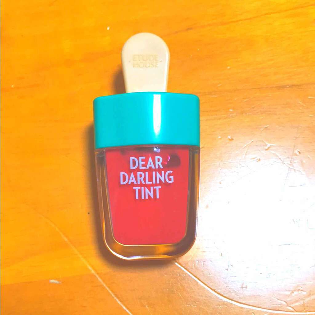 ディアダーリン ウォータージェルティント (アイスティント)/ETUDE/口紅を使ったクチコミ(1枚目)
