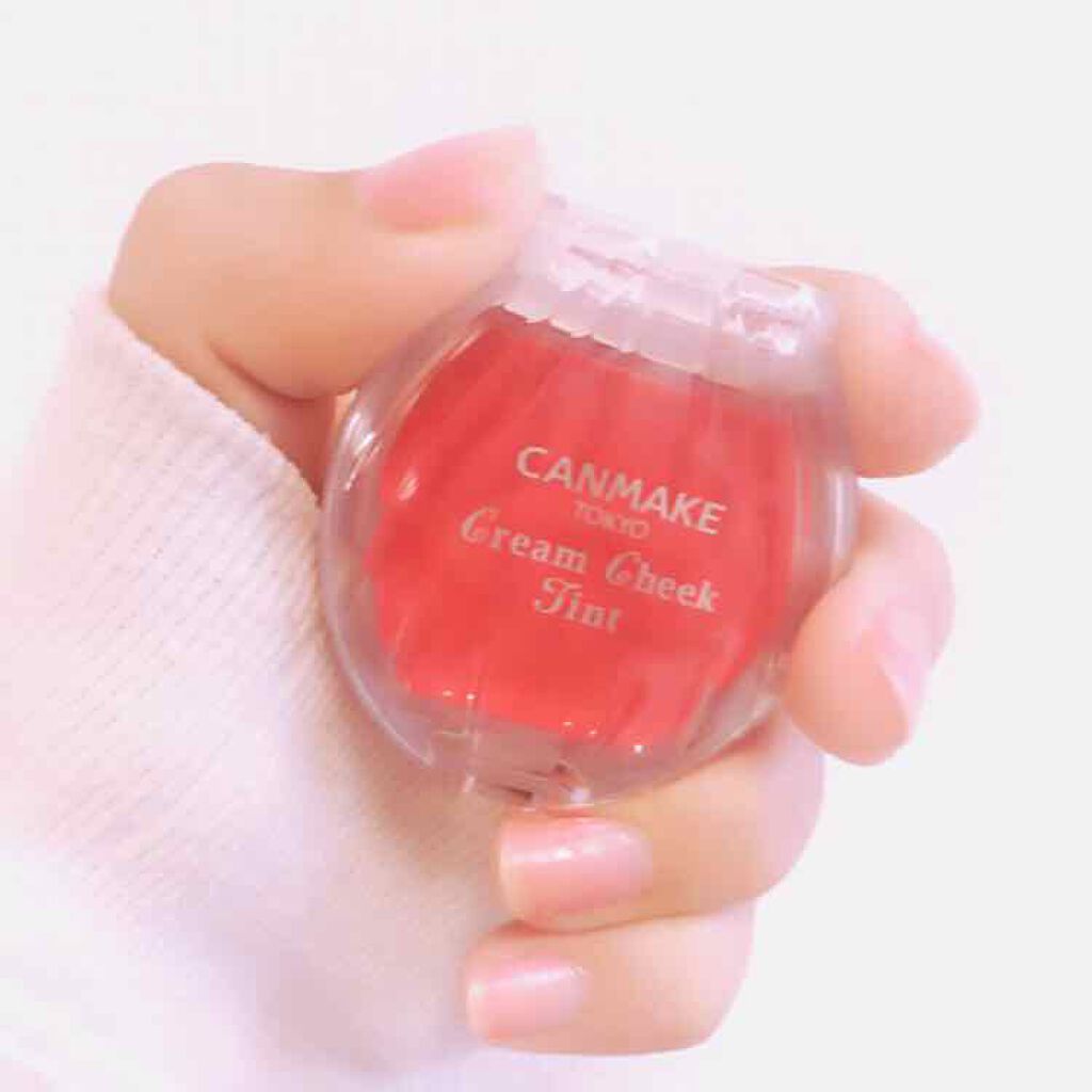 クリームチーク ティント/キャンメイク/ジェル・クリームチークを使ったクチコミ(1枚目)