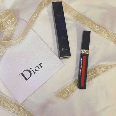 ルージュ ディオール リキッド 999 マット/Dior/口紅を使ったクチコミ（1枚目）