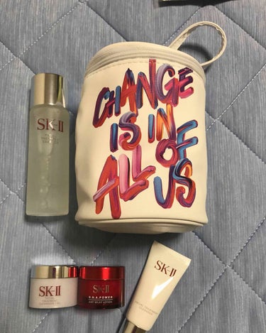 SK-II ピテラ フルラインキットのクチコミ「買ってしまった😱
高嶺の花SK-II😂
雑誌の付録を試してから肌の調子が
ものすっっごく良くて.....」（1枚目）