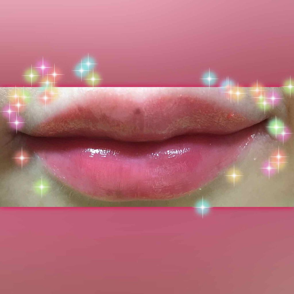 ディアダーリン ウォータージェルティント (アイスティント)/ETUDE/口紅を使ったクチコミ(4枚目)